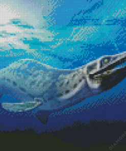 Mosasaurs Underwater Diamond Painting