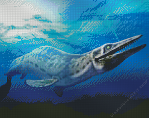 Mosasaurs Underwater Diamond Painting