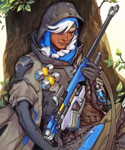 Overwatch Ana Diamond Painting