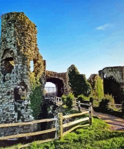 Pevensey Castle Diamond Painting