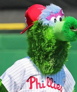 Phillies Phanatic Mascot Diamond Painting