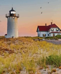 Race Point Lighthouse Diamond Painting