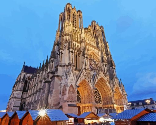 Reims Cathedral Diamond Painting