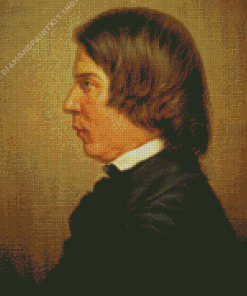 Robert Schumann Portrait Diamond Painting