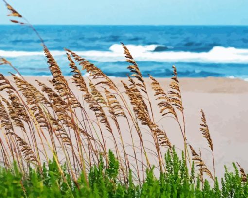 Sea Oats Diamond Painting