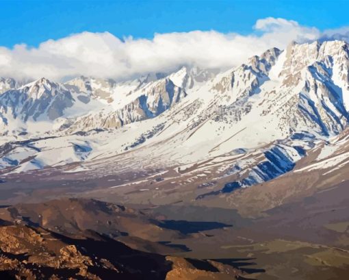 Sierra Nevada Mountains Diamond Painting