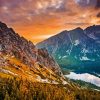 Tatra Mountains At Sunset Diamond Painting