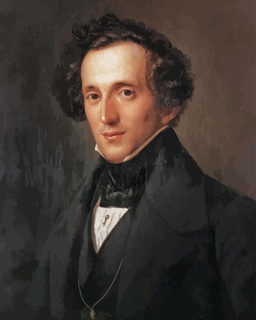 The Composer Felix Mendelssohn Diamond Painting