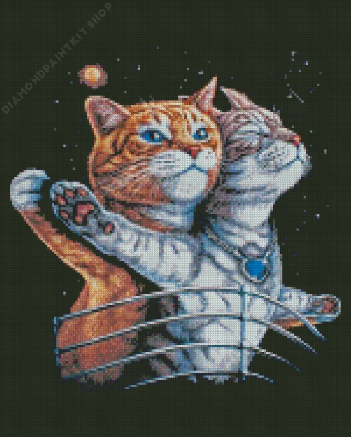 Titanic Cat Diamond Painting