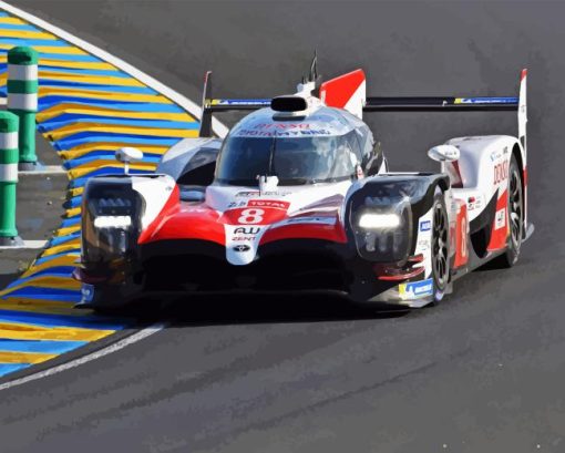 Toyota lmp1 Car Diamond Painting