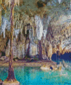 Tulum Cenotes Sac Actun Diamond Painting