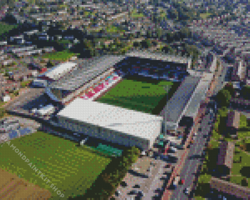 Turf Moor Stadium Diamond Painting