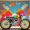 Vintage Royal Enfield Interceptor Diamond Painting