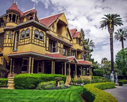 Winchester Mystery House Diamond Painting