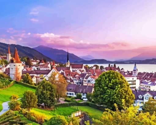 Zug Switzerland Diamond Painting