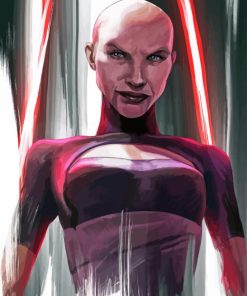 Asajj Ventress Character Diamond Painting