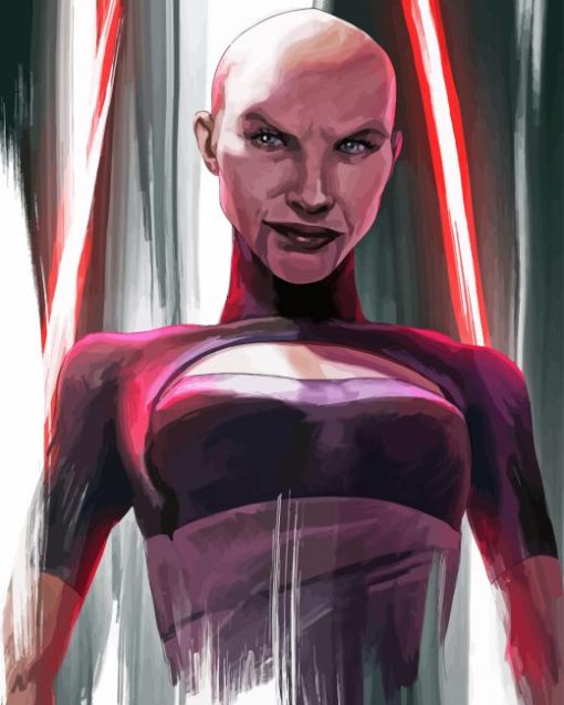 Asajj Ventress Character Diamond Painting