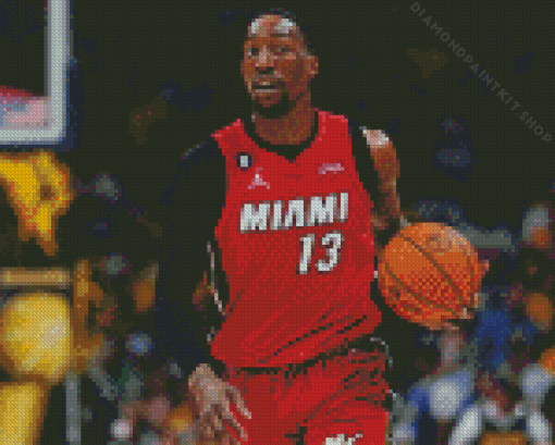 Bam Adebayo Player Diamond Painting