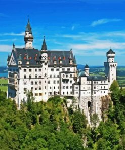 Bavarian Alps Castle Diamond Painting