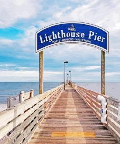 Biloxi Lighthouse Pier Diamond Painting