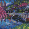 Bow Bridge Central Park Diamond Painting