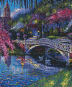 Bow Bridge Central Park Diamond Painting