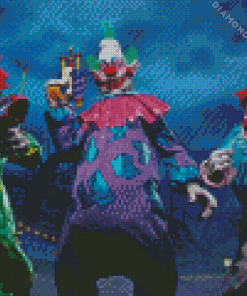 Clowns Space Diamond Painting