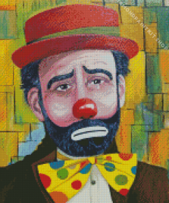 Crying Clown Diamond Painting