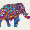 Elephant Mandala Diamond Painting