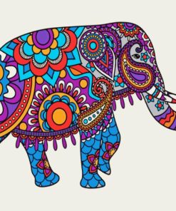 Elephant Mandala Diamond Painting