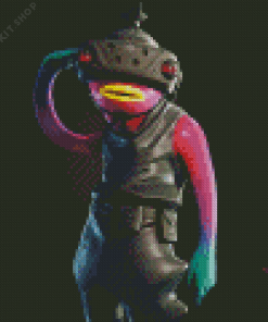 Fortnite Fishy Character Diamond Painting