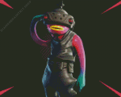 Fortnite Fishy Character Diamond Painting