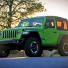 Green Jeep Diamond Painting