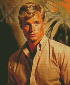 Handsome Troy Donahue Diamond Painting