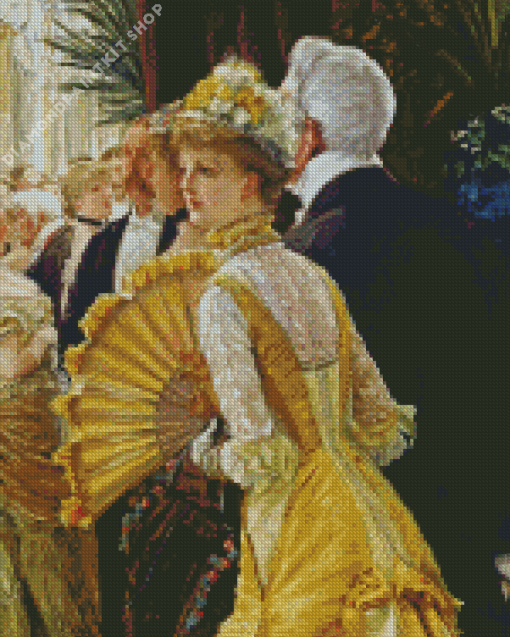 James Tissot Political Woman Diamond Painting