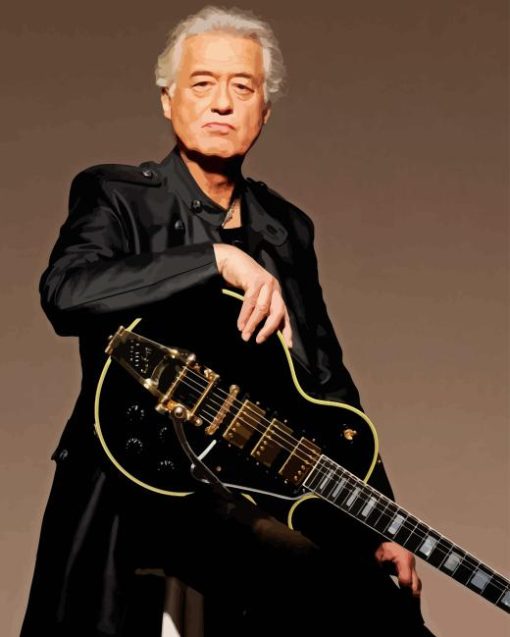 Jimmy Page Musician Diamond Painting