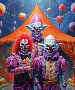 Killer Klowns From Outer Space Movie Diamond Painting