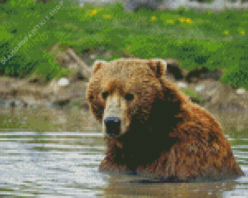 Kodiak Bear Animal Diamond Painting