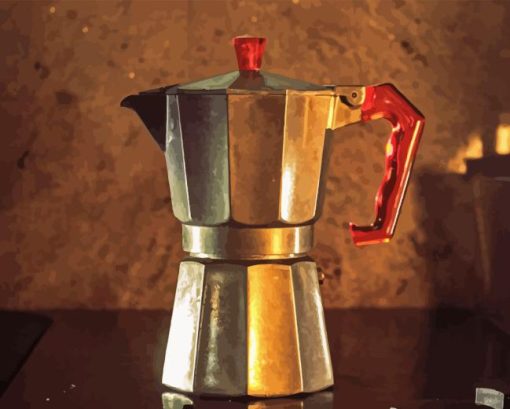 Moka Pot Coffee Diamond Painting