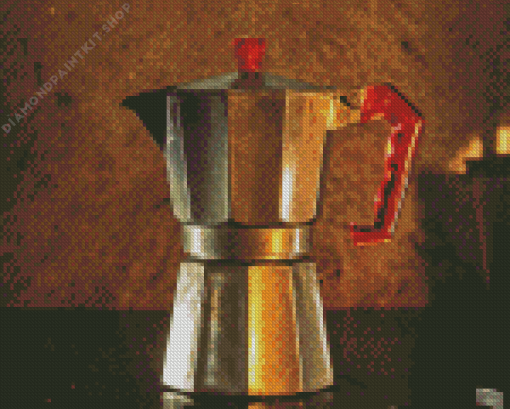 Moka Pot Coffee Diamond Painting