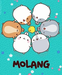 Molang Poster Diamond Painting