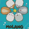 Molang Poster Diamond Painting