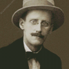 Monochrome James Joyce Diamond Painting