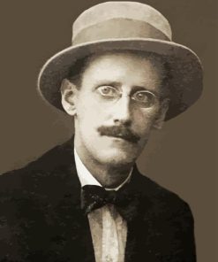 Monochrome James Joyce Diamond Painting