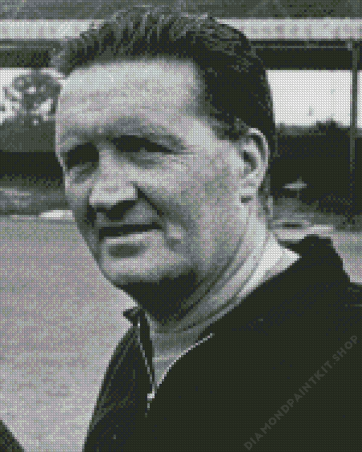 Monochrome Jock Stein Diamond Painting