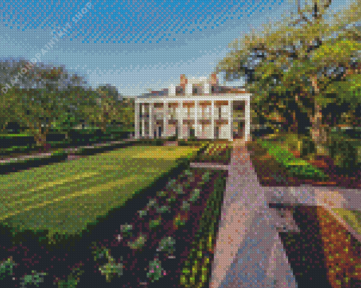 Oak Alley Plantation Museum Diamond Painting