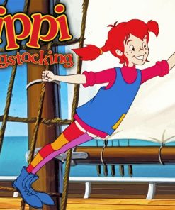 Pippi Longstocking Poster Diamond Painting