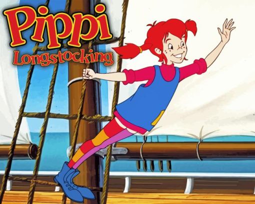 Pippi Longstocking Poster Diamond Painting