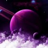 Purple Planet Diamond Painting