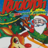 Rudolph The Red Nosed Reindeer Poster Diamond Painting